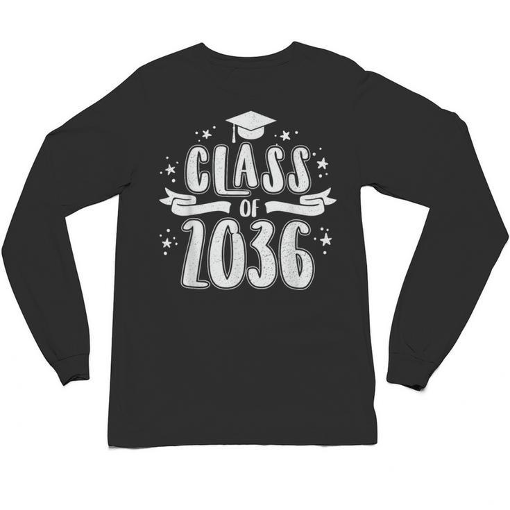 Class Of 2036 Last First Day Of School Graduation Men Women Unisex Long Sleeve T-Shirt