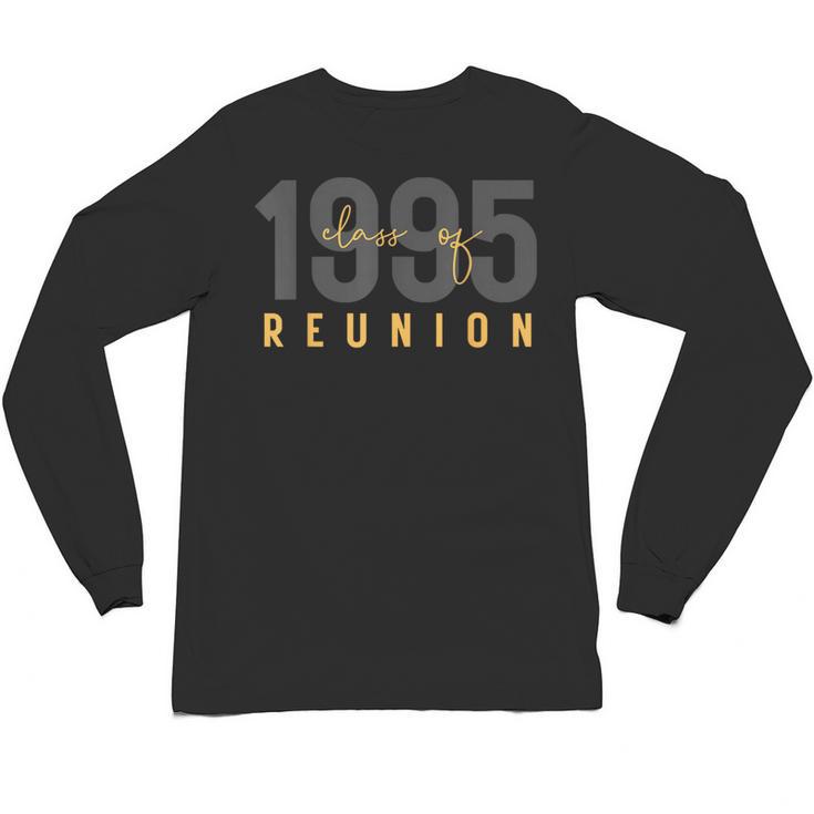 Classic Retro Vintage Class Of 1995 Reunion 30th Graduation Unisex Long Sleeve T-Shirt