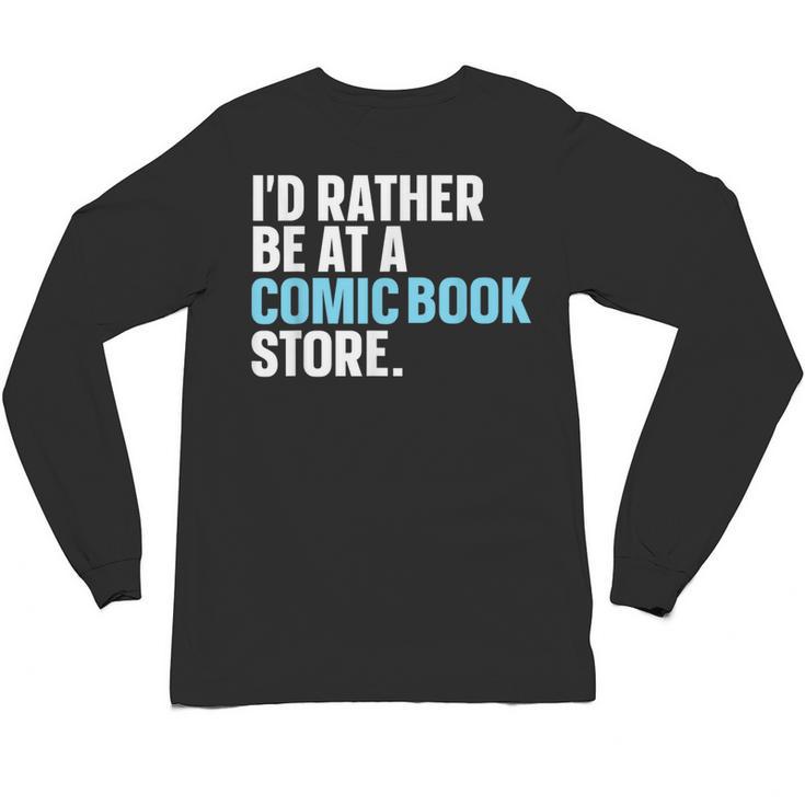 Comic Books Art For Men Women Comics Lover Comics Collector Unisex Long Sleeve T-Shirt