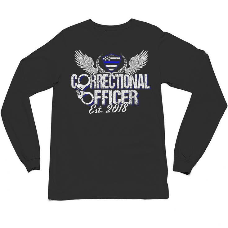 Corrections Officer 2018 Graduation Silver Line T-Shirt Unisex Long Sleeve T-Shirt