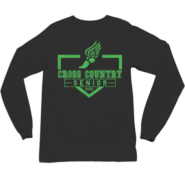 Cross Country Senior Night Senior 2025 Graduation Party 23 Unisex Long Sleeve T-Shirt