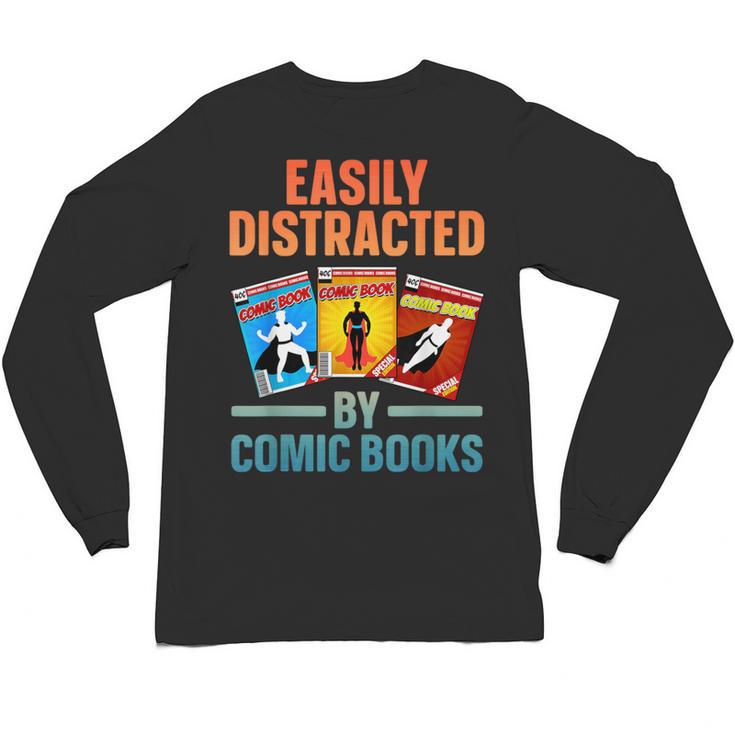 Cute Comic Book For Men Women Comic Book Collector Unisex Long Sleeve T-Shirt