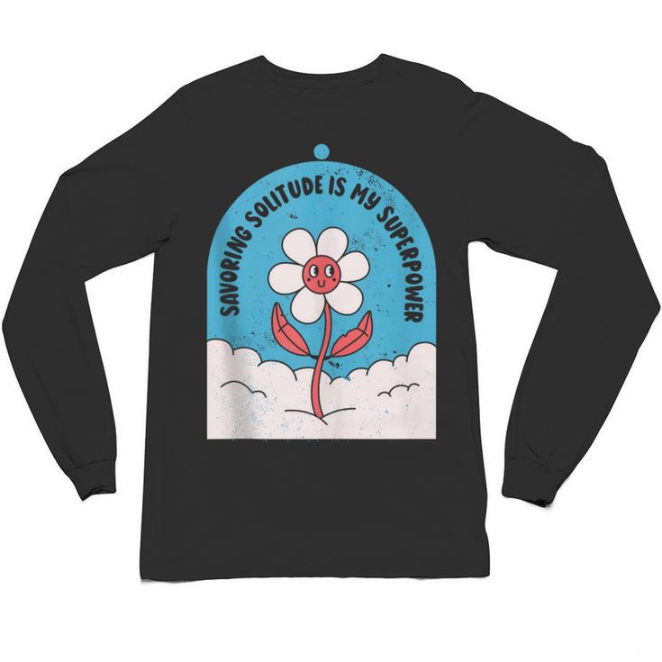 Cute Introvert Shy Teen Anti-Social Inner Strength Unisex Long Sleeve T-Shirt