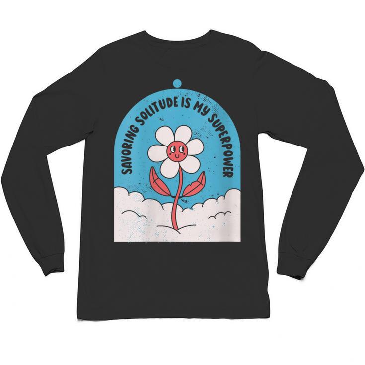 Cute Introvert Shy Teen Anti-Social Inner Strength Unisex Long Sleeve T-Shirt