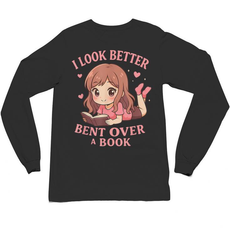 Cute Reading Outfit Book Lover Tee For Women Who Read Unisex Long Sleeve T-Shirt