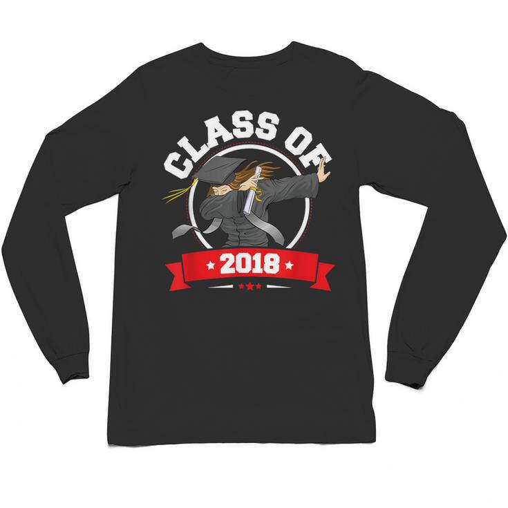 Dabbing Graduation Class Of 2018 Women Unisex Long Sleeve T-Shirt