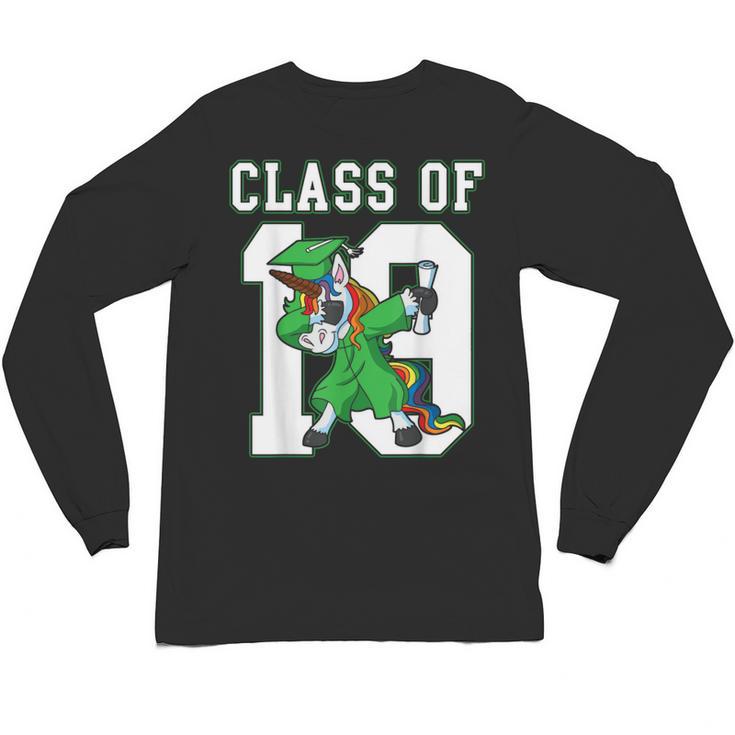Dabbing Graduation Class Of 2019 Dabbing Unicorn Tee Unisex Long Sleeve T-Shirt
