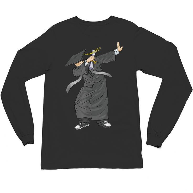 Dabbing Graduation Class Of 2024 Men Graduation Unisex Long Sleeve T-Shirt