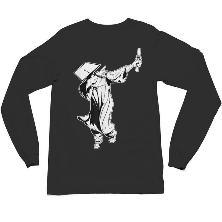 Dabbing Graduation Class Of 2025 Men Graduation Unisex Long Sleeve T-Shirt