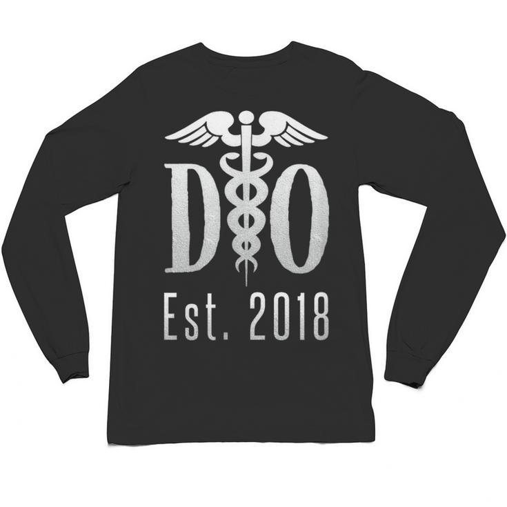 Doctor Graduation Shirt Tshirt Tee For Medical Students DO Unisex Long Sleeve T-Shirt