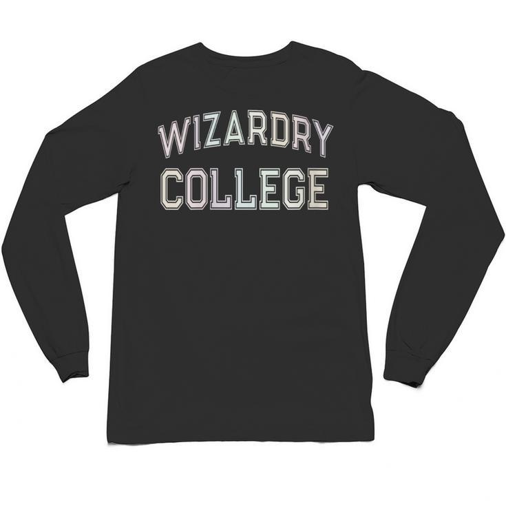 Don'T Call Me WIZARDRY COLLEGE Introvert Sarcastic Unisex Long Sleeve T-Shirt