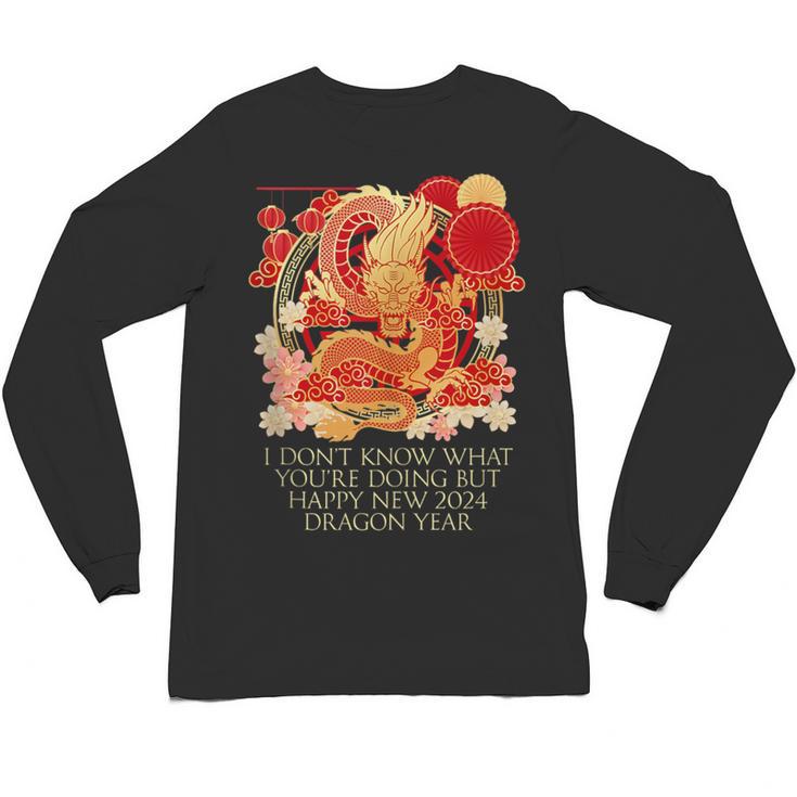 I Dont Know What Youre Doing Chinese New Year Introvert Unisex Long Sleeve T-Shirt