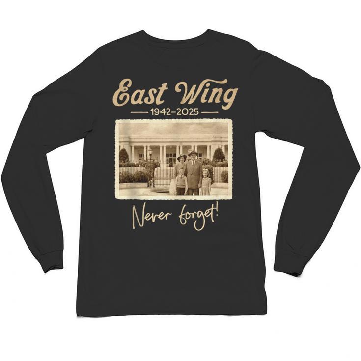East Wing Never Forget American Vintage Nostalgia Unisex Long Sleeve T-Shirt