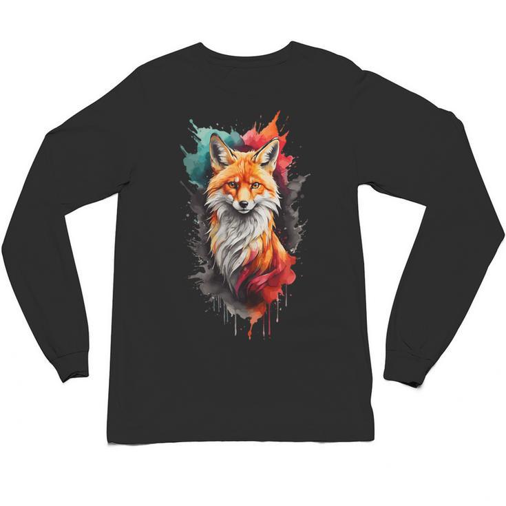 Fox For Fox Lovers Men Women Kids Introverts Unisex Long Sleeve T-Shirt