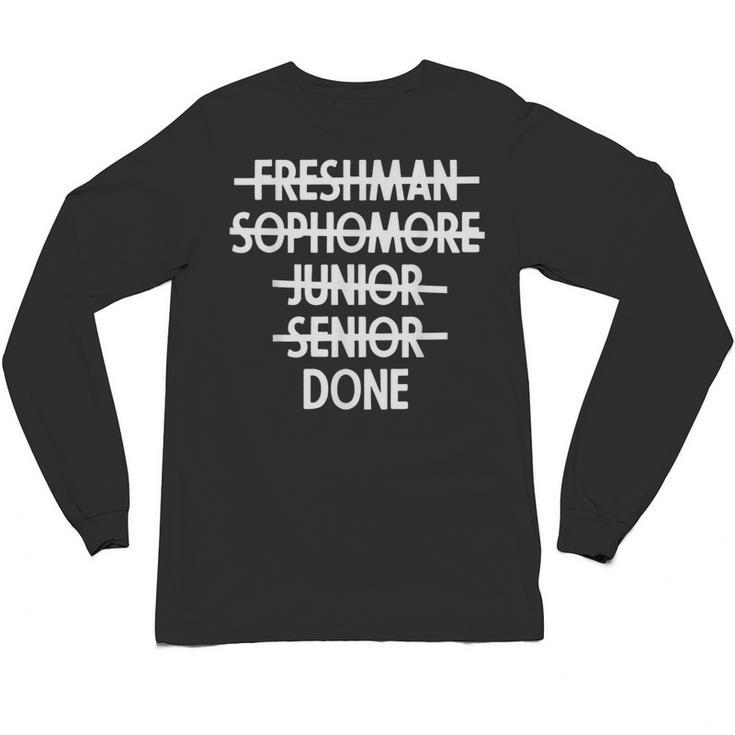 Freshman To Senior Class Of 2018 Senior Graduation T Shirt Unisex Long Sleeve T-Shirt
