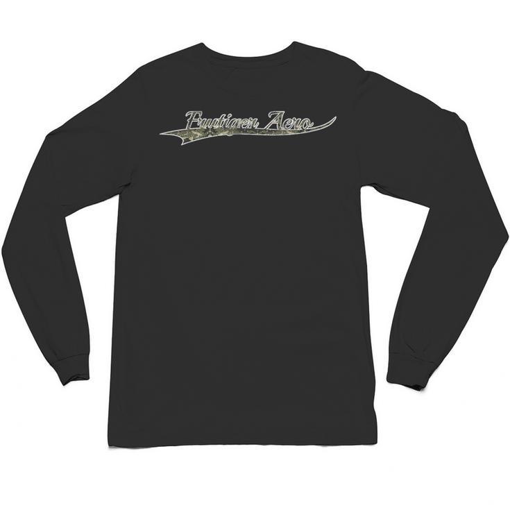 Frutiger Aero Aesthetic Camouflage Vintage Inspired Unisex Long Sleeve T-Shirt