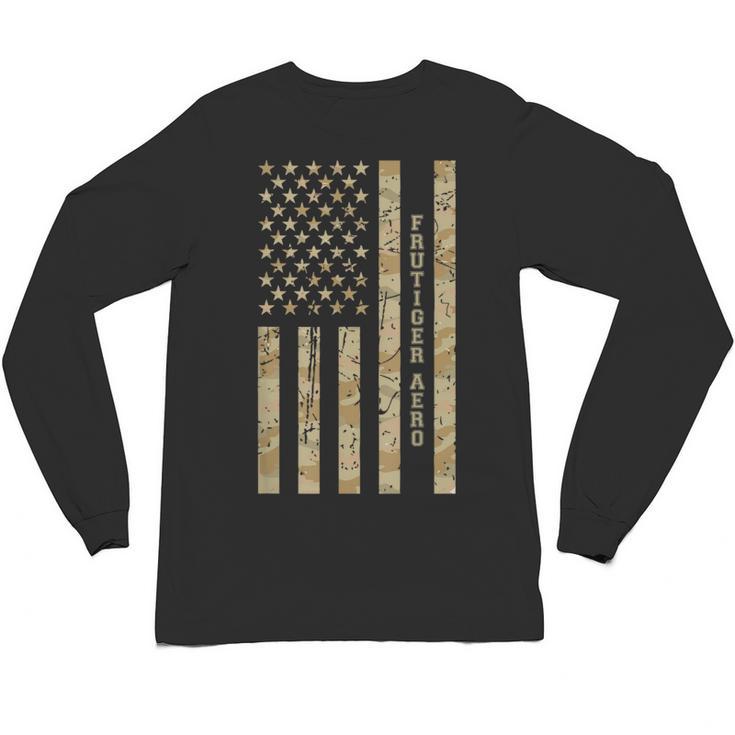 Frutiger Aero Aesthetic Retro Tech Desert Camo Distressed Unisex Long Sleeve T-Shirt