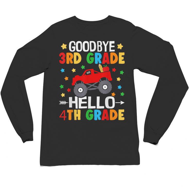 Goodbye 3rd Grade Hello 4th Grade Graduation 2024 Unisex Long Sleeve T-Shirt