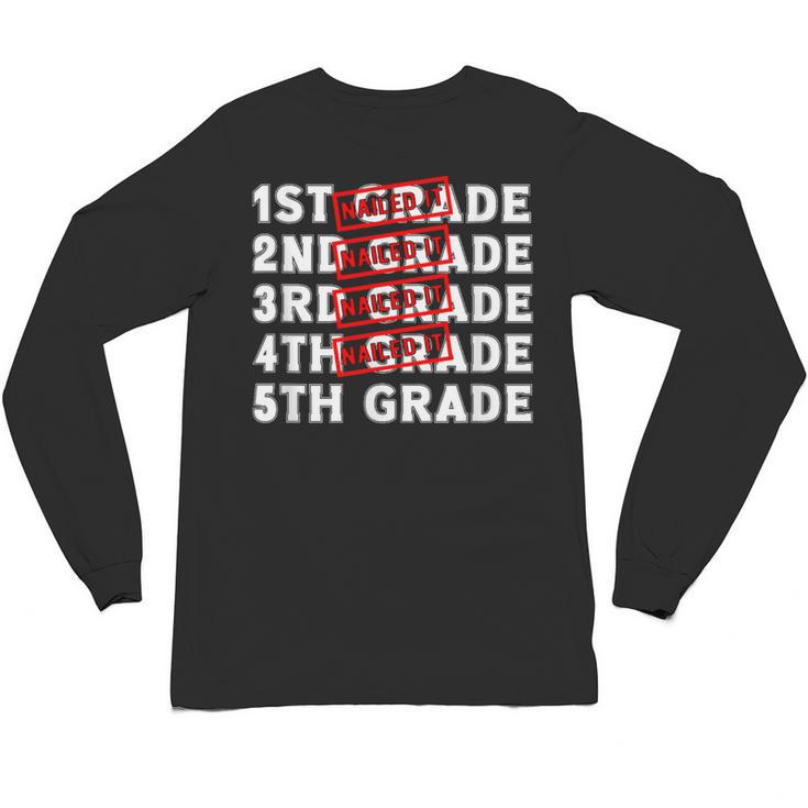 Goodbye 4th Grade Graduation Last Day School Hello 5th Grade Unisex Long Sleeve T-Shirt