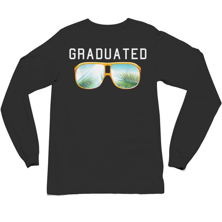 Graduated Graduation Tropical Sunglasses Unisex Long Sleeve T-Shirt