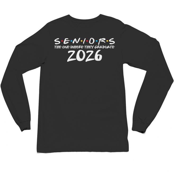 Graduation Announcements 2026 Retro Class Of 2026 Senior Unisex Long Sleeve T-Shirt
