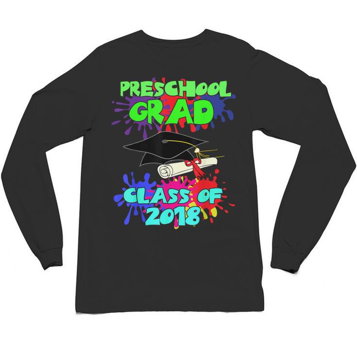 Graduation Class 2018 Cap Gown Shirt Preschool Graduate Unisex Long Sleeve T-Shirt