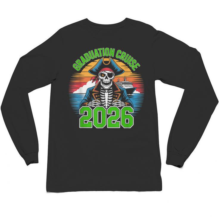 Graduation Cruise 2026 Group Pirate Matching Voyage Unisex Long Sleeve T-Shirt