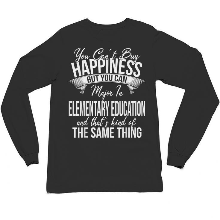 Graduation Elementary Education Major Unisex Long Sleeve T-Shirt