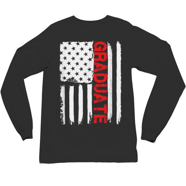 Graduation High School College Flag Graduate T Shirt 2018 Unisex Long Sleeve T-Shirt
