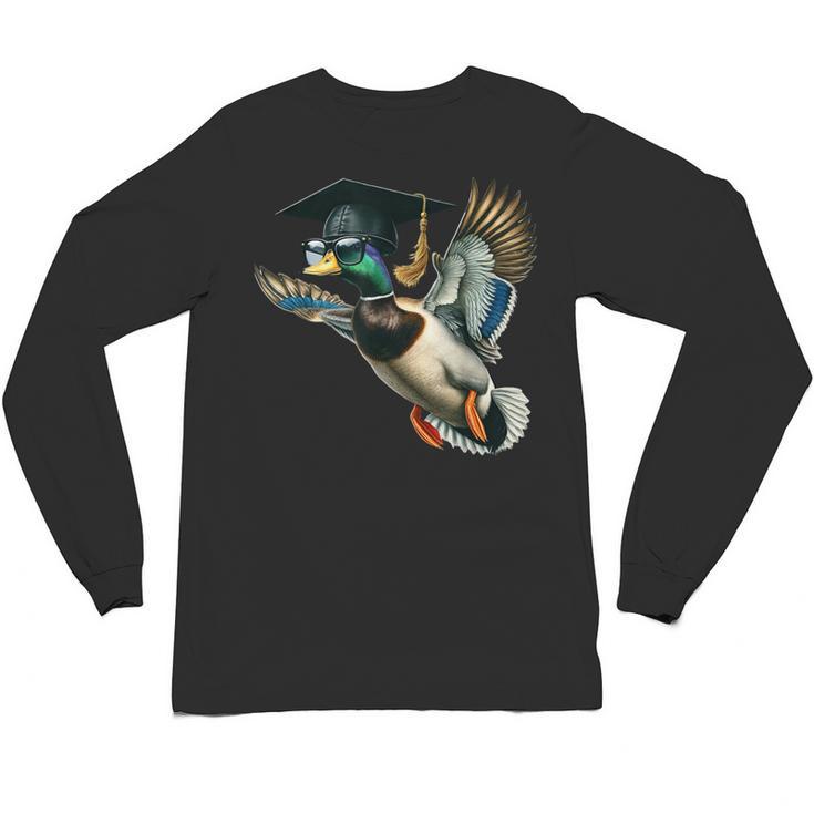 Graduation Mallard Duck Hunter Hunting Season Grad Hunting Unisex Long Sleeve T-Shirt