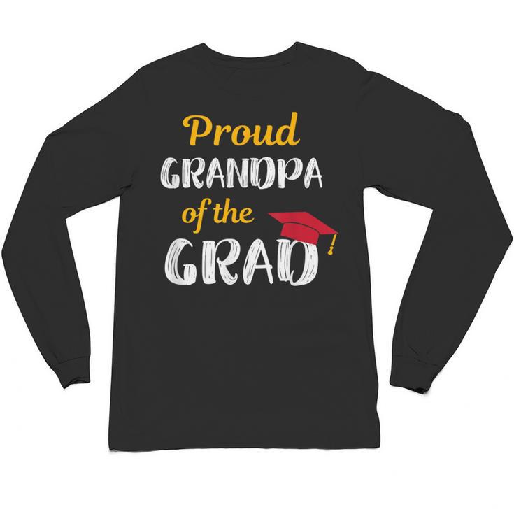 Grandpa Of Graduate Shirt Proud Grandfather Graduation Tee Unisex Long Sleeve T-Shirt