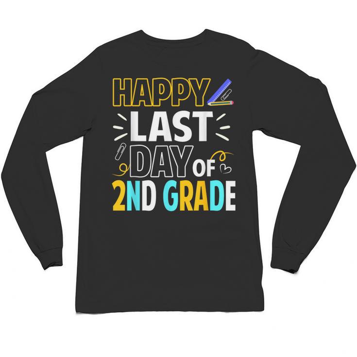 Happy Last Day Of 2nd Grade Shirt Cutie Graduation Unisex Long Sleeve T-Shirt