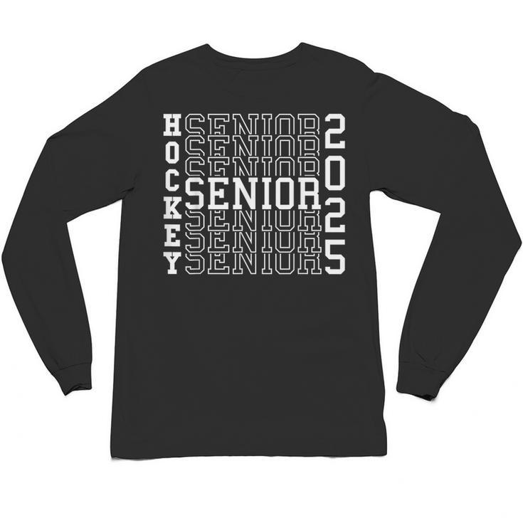 Hockey Senior Night Hockey Senior 2025 Graduation 38 Unisex Long Sleeve T-Shirt