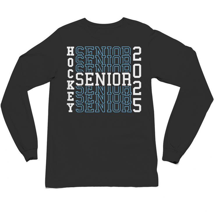 Hockey Senior Night Hockey Senior 2025 Graduation 50 Unisex Long Sleeve T-Shirt