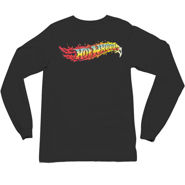Hot Wheels Comic Book Fire Logo Unisex Long Sleeve T-Shirt