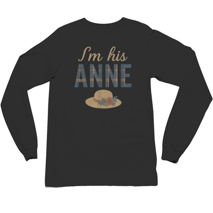 I'm His Anne Romantic Book Lover Vintage Unisex Long Sleeve T-Shirt