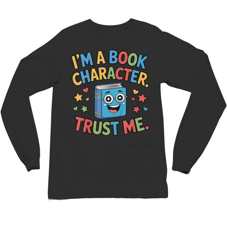 I'm a Book Character Costumes For Kids Storybook Character Unisex Long Sleeve T-Shirt