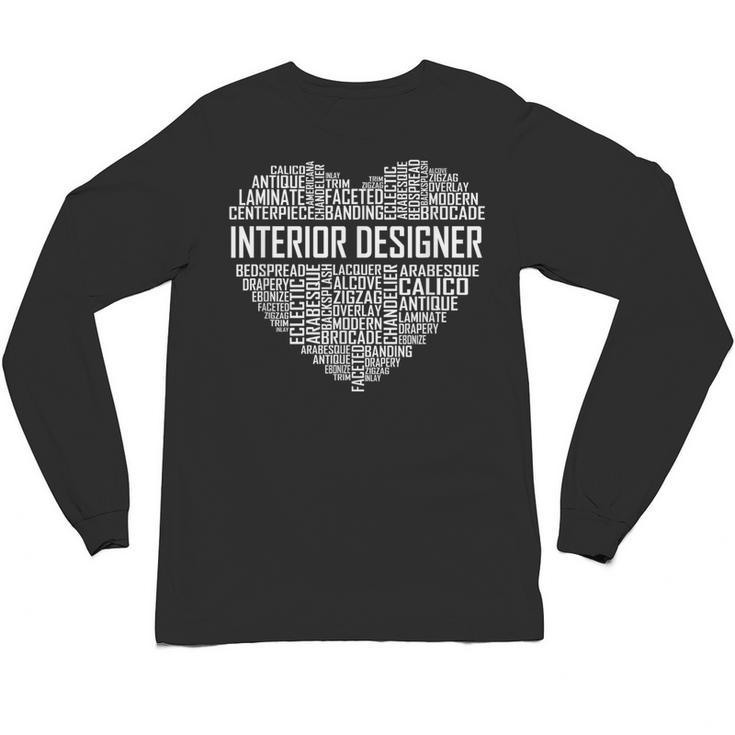 Interior Er Heart Graduation Unisex Long Sleeve T-Shirt