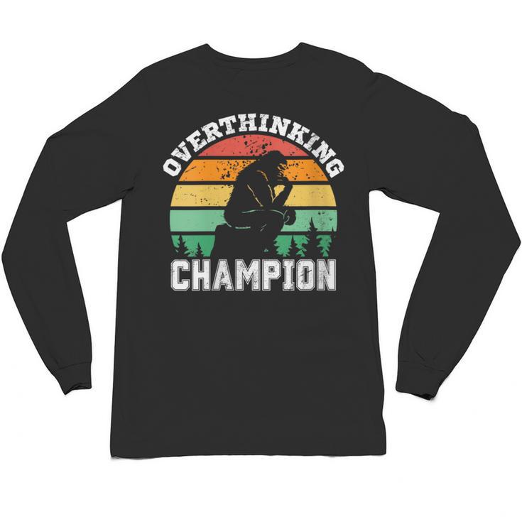 INTJ Introverts Shy Introvert Overthinking Champion Unisex Long Sleeve T-Shirt