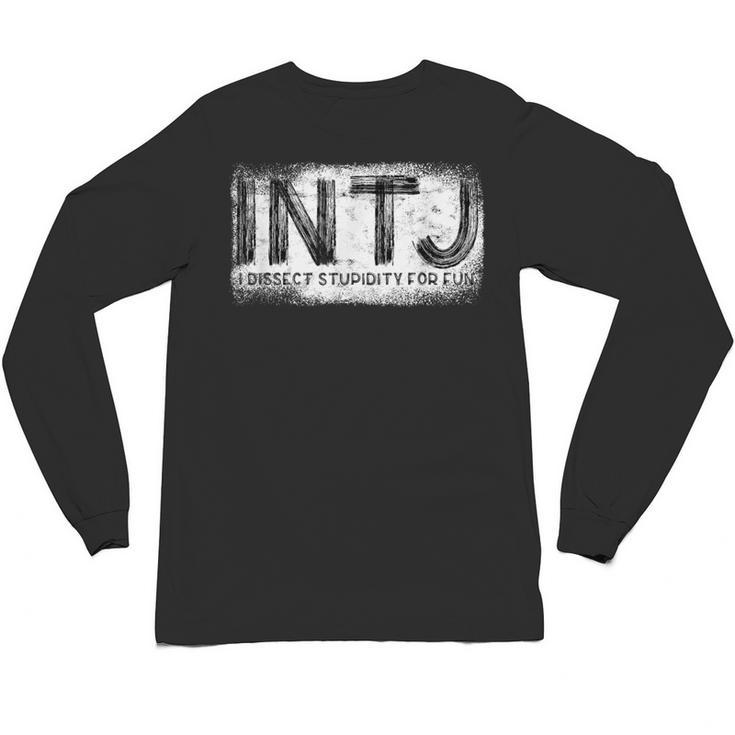 INTJ Personality Type Introvert INTJ Unisex Long Sleeve T-Shirt