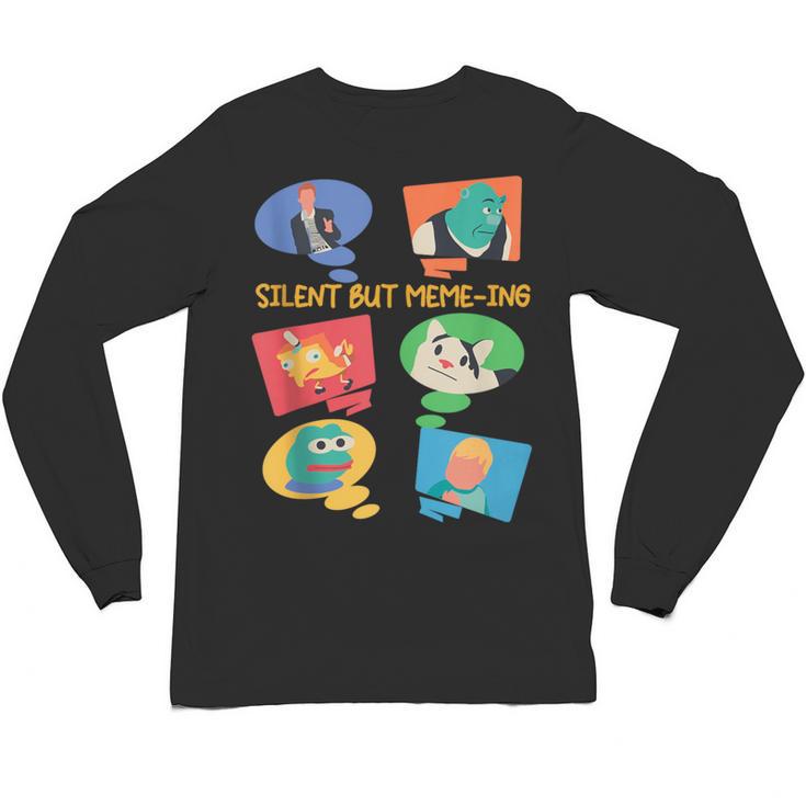 Introvert Anti People Antisocial Social Media Meme Lovers Unisex Long Sleeve T-Shirt