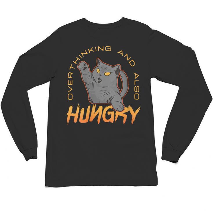 Introvert Overthinking Hungry Sarcastic Overthinker Unisex Long Sleeve T-Shirt