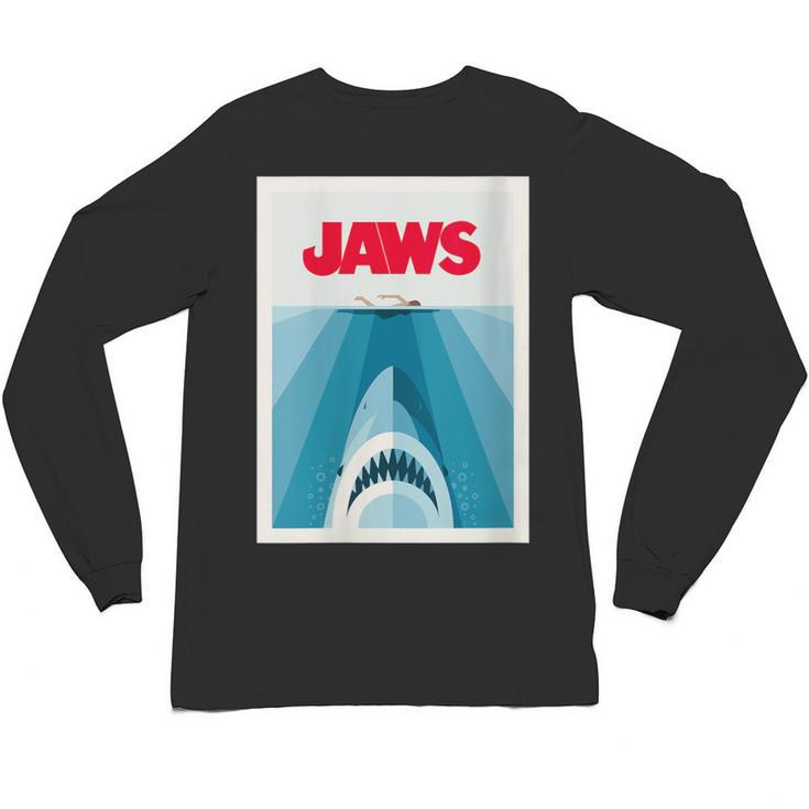 Jaws 2025 Classic Movie Nostalgia Unisex Long Sleeve T-Shirt
