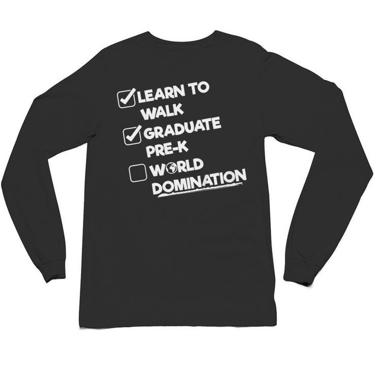 Kids Pre-K Graduation Idea For Boys & Girls Unisex Long Sleeve T-Shirt