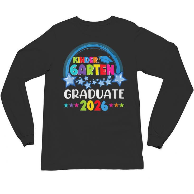 Kindergarten Graduation 2026 Pre-k Graduate Kids Boys Girls Unisex Long Sleeve T-Shirt