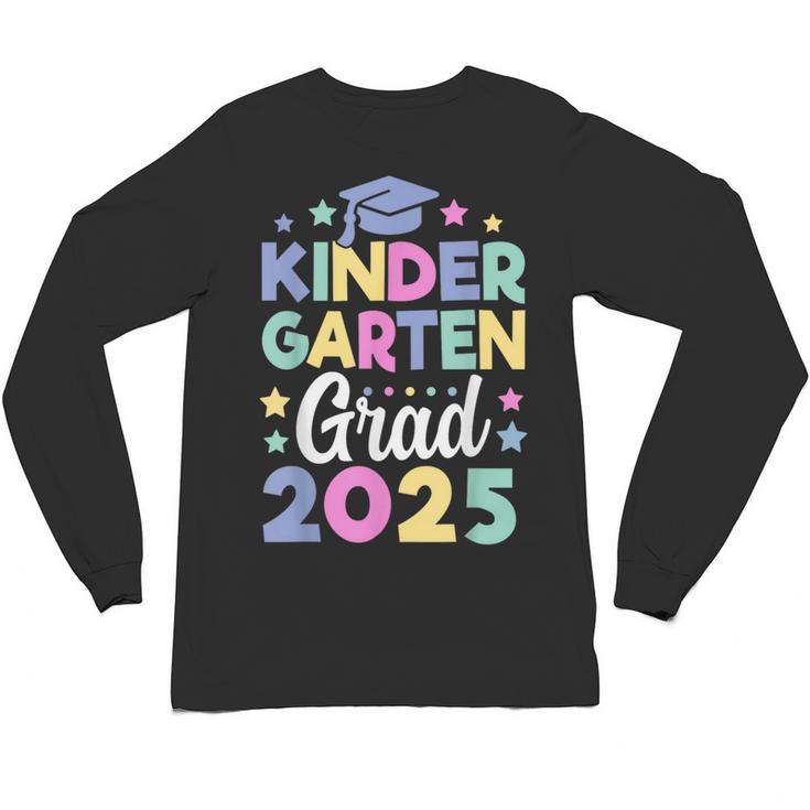 Kindergarten Graduation Kindergarten Grad Kid Girl Boy 2025 Unisex Long Sleeve T-Shirt