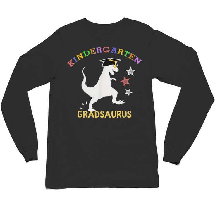 Kindergarten Graduation Shirt 2019 Dinosaur Graduate Party Unisex Long Sleeve T-Shirt