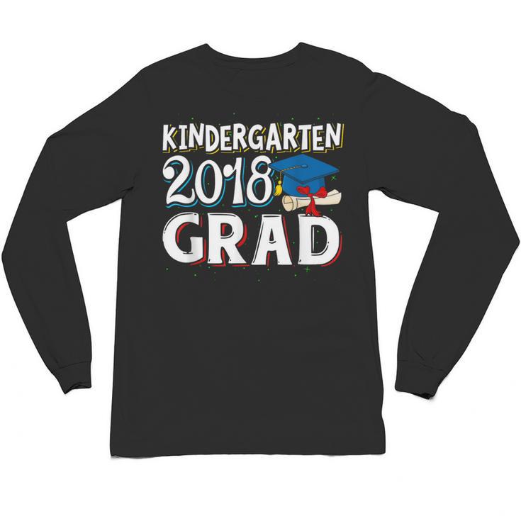 Kindergarten Graduation Shirt Boys Girls Graduate Unisex Long Sleeve T-Shirt