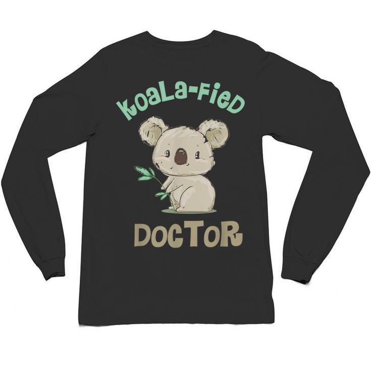 Koala Doctor Shirt Med Student Graduation Idea Unisex Long Sleeve T-Shirt