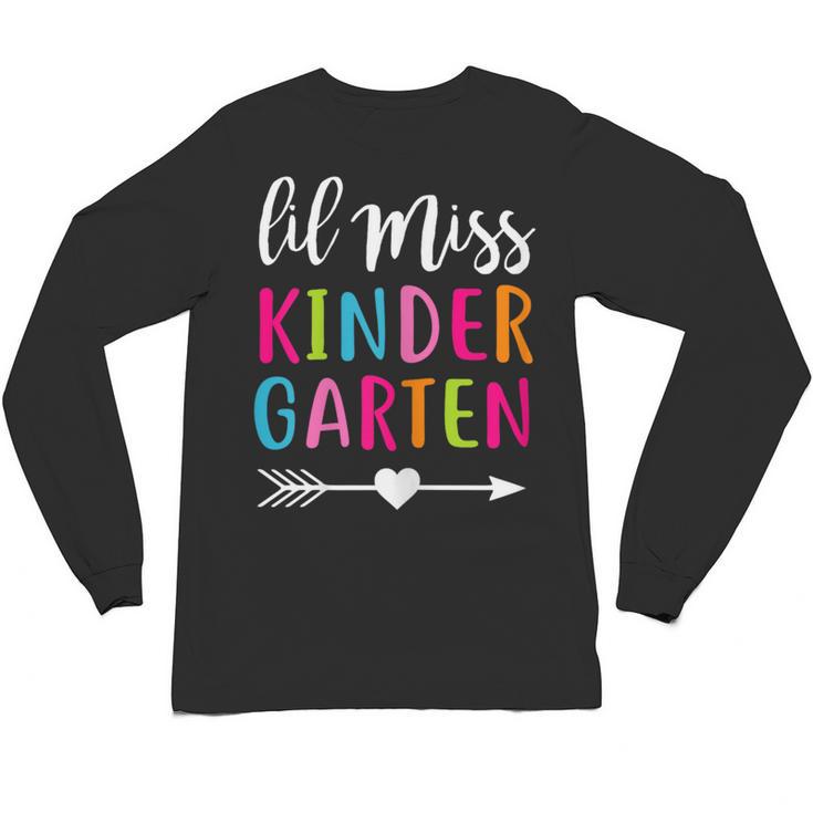 Lil Miss Kindergarten Grad Shirt Graduation Shirts 2018 Unisex Long Sleeve T-Shirt
